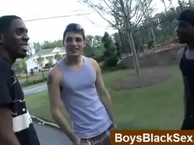 Blacks on boys - interracial gay porno movie06
