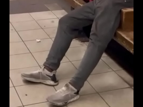 Homeless at subway